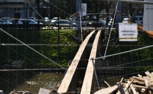 Foto: A. K. / Radiosarajevo.ba / Sanacija mosta 'Ars Aevi'