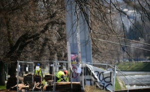 Foto: A. K. / Radiosarajevo.ba / Sanacija mosta 'Ars Aevi'