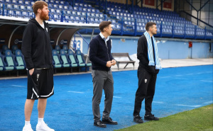 Foto: Damir Hajdarbašić / FK Željezničar / Košarkaši Dubaija na Grbavici