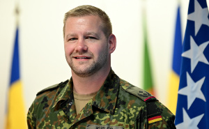 Foto: N. G. / Radiosarajevo.ba / Pukovnik Kügler, šef J7 EUFOR-a