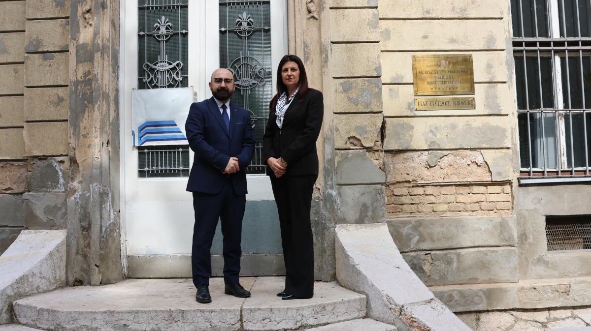 Muhamed Hasanović u posjeti NUB-u BiH