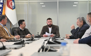 Foto: N. G. / Radiosarajevo.ba / Magoda sa predstavnicima klubova