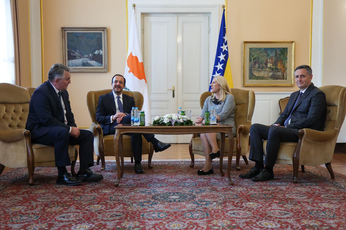 Sastanak sa predsjednikom Kipra, Nikosom Christodoulidesom