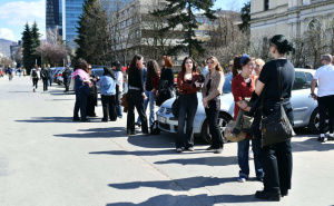 Foto: A. K. / Radiosarajevo.ba / Protest mladih u Sarajevu, 14. mart 2026.
