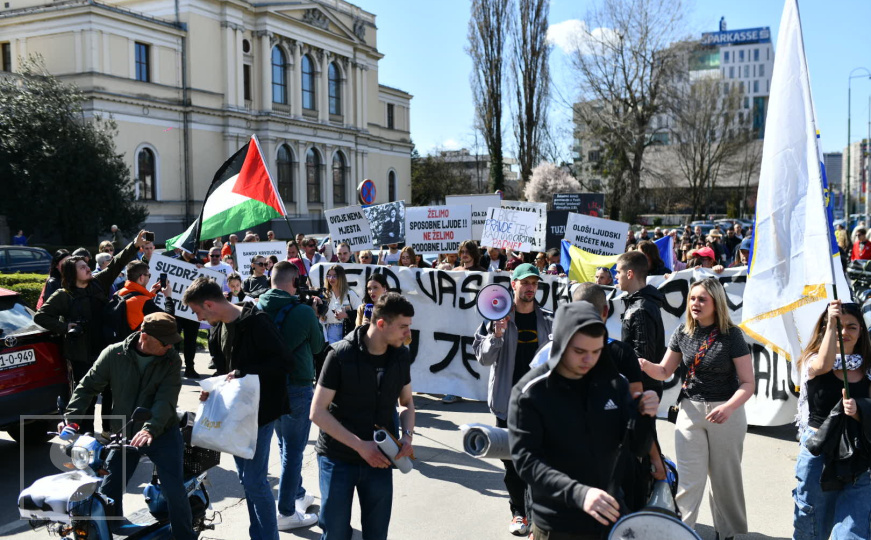Protesti mladih u Sarajevu, 14. mart 2026. godine