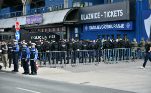 Foto: A.K./Radiosarajevo.ba / Policija na Grbavici