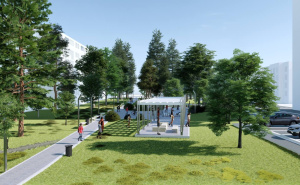 Foto: X / Ovako će izgledati park na Trgu heroja nakon rekonstrukcije