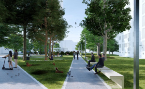 Foto: X / Ovako će izgledati park na Trgu heroja nakon rekonstrukcije