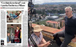 Radiosarajevo.ba / Naslovnica italijanskog medija i sa snimanja dokumentarca "Sarajevo safari"