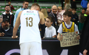 Foto: Dž. K. / Radiosarajevo.ba / Džanan Musa nakon utakmice Dubai - Crvena zvezda