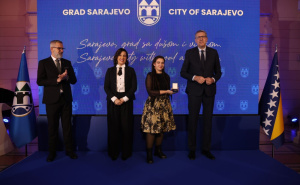 FOTO: Radiosarajevo.ba / Melina Šišić, Zlatna značka UNSA
