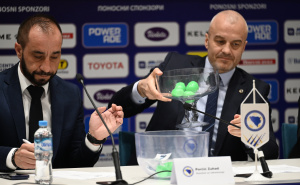 Foto: N. G. / Radiosarajevo.ba / Žrijebanje parofa polufinala Kupa BiH