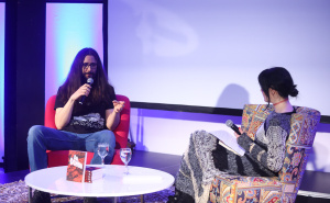 Foto: Dž. K. / Radiosarajevo.ba / Promocija romana "Ja, demon" Saše Džine