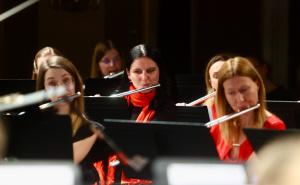 Foto: Dž. K. / Radiosarajevo.ba / Koncert Slovenskog orkestra flauta u NPS-u