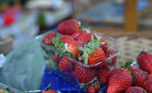 Foto: N. G. / Radiosarajevo.ba / Cijene jagoda na sarajevskoj pijaci