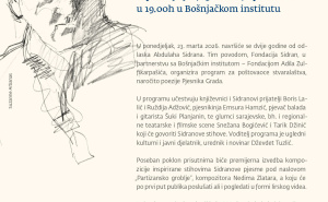 Foto: PR / Program povodom druge godišnjice smrti Abdulaha Sidrana