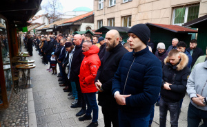 Foto: Dž. K. / Radiosarajevo.ba / Bajram-namaz u Gazi Husrev-begovoj džamiji u Sarajevu