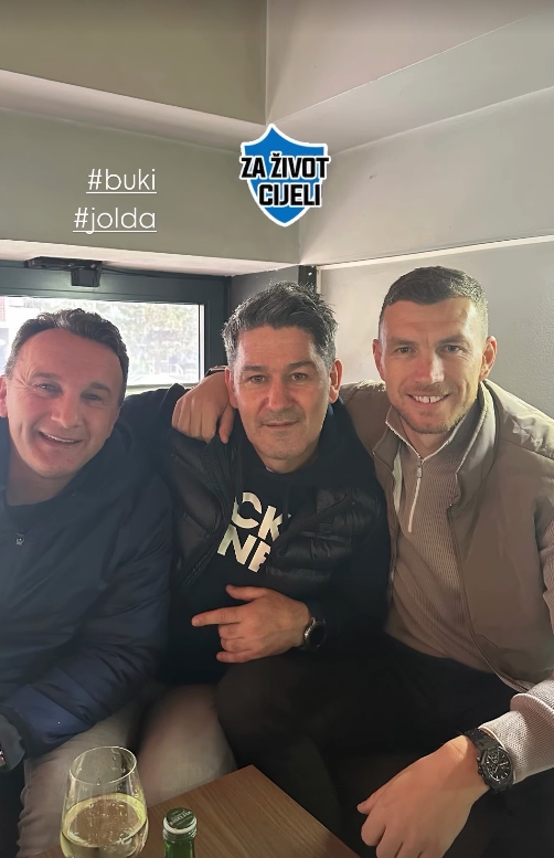 Joldić, Biščević i Džeko (@edindzeko)