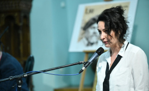 Foto: A.K./Radiosarajevo.ba / Duh Sidranov, eno, lebdi nad Miljackom