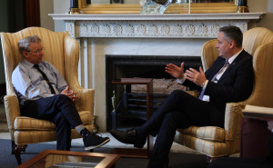 Foto: Predsjedništvo BiH / Bećirović sa Random Paulom