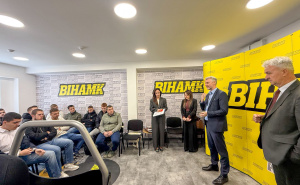 Foto: Ministarstvo prometa i komunikacija BiH / Forto u BIHAMK-u sa srednjoškolcima