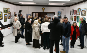 Foto: A. K. / Radiosarajevo.ba / Izložba u galeriji Sv. Ante u Sarajevu