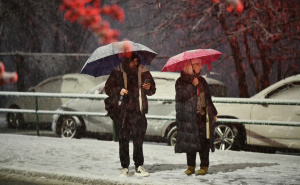 Foto: A. K. / Radiosarajevo.ba / Snijeg u Sarajevu, 27. mart 2026.