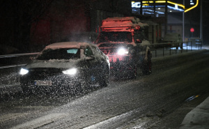 Foto: A. K. / Radiosarajevo.ba / Snijeg u Sarajevu, 27. mart 2026.