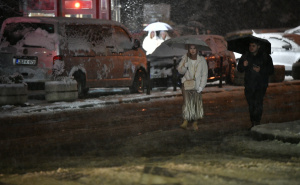 Foto: A. K. / Radiosarajevo.ba / Snijeg u Sarajevu, 27. mart 2026.