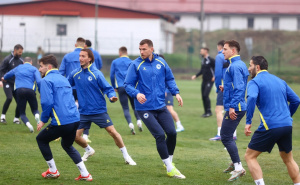 Foto: N. G. / Radiosarajevo.ba / Trening Zmajeva pred meč sa Italijom