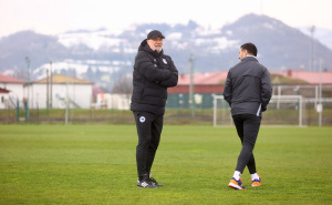 Foto: N. G. / Radiosarajevo.ba / Trening Zmajeva pred meč sa Italijom