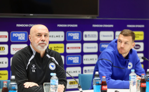 Foto: Dž. K. / Radiosarajevo.ba / Sergej Barbarez i Edin Džeko