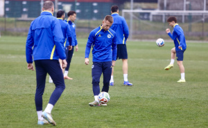 Foto: N. G. / Radiosarajevo.ba / Službeni trening Zmajeva pred meč s Italijom