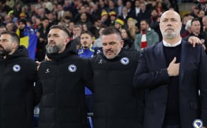 Foto: Nogometni savez BiH / Sergej Barbarez sa stručnim štabom