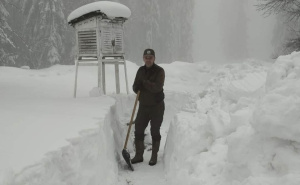Foto: Bhmeteo.ba / Snijeg na Kozari