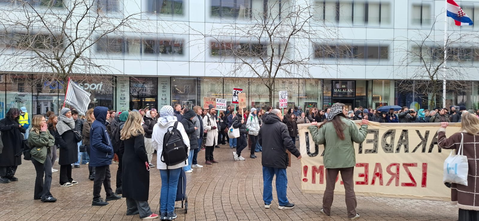 Protesti podrške Palestini u Hrvatskoj