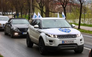 Foto: Dž. K. / Radiosarajevo.ba / Navijači BiH na ulicama Zenice