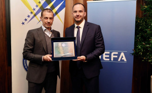 Foto: Nogometni savez BiH / Svečani ručak uoči meča finala baraža