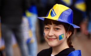 Foto: Dž. K. / Radiosarajevo.ba / Navijačka euforija na ulicama Zenice