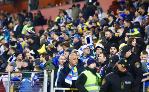 Foto: Dž.K. / Radiosarajevo.ba / Navijači BiH na Bilinom polju