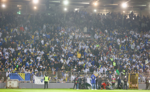 Foto: Dž.K. / Radiosarajevo.ba / Navijači BiH na Bilinom polju
