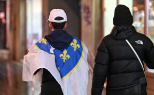 Foto: N. G. / Radiosarajevo.ba / Armosfera u Sarajevu pred utakmicu