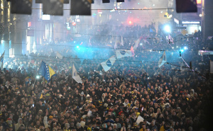 Foto: N. G. / Radiosarajevo.ba / Slavlje ispred Vječne vatre
