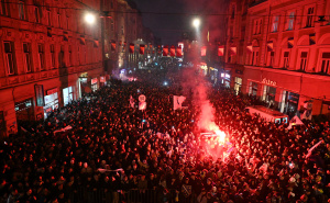 Foto: N. G. / Radiosarajevo.ba / Slavlje ispred Vječne vatre