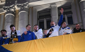 Foto: N. G. / Radiosarajevo.ba / Zmajevi, savlje ispred Vječne vatre