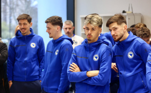 Foto: Dž. K. / Radiosarajevo.ba / Zmajevi na press konferenciji