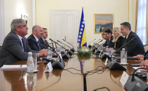 Foto: N. G. / Radiosarajevo.ba / John Ginkel na sastanku u Predsjedništvu BiH