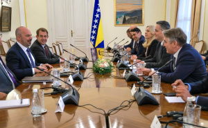 Foto: N. G. / Radiosarajevo.ba / John Ginkel na sastanku u Predsjedništvu BiH