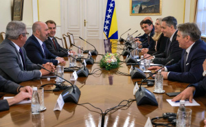 Foto: N. G. / Radiosarajevo.ba / John Ginkel na sastanku u Predsjedništvu BiH