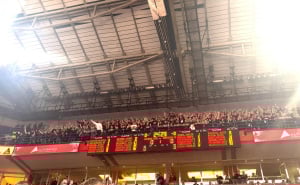 Foto: Sportal.rs / Tuča navijača u Areni